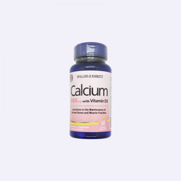 Holland & Barett Calcium plus Vitamin D-60 Coated Caplets in BD