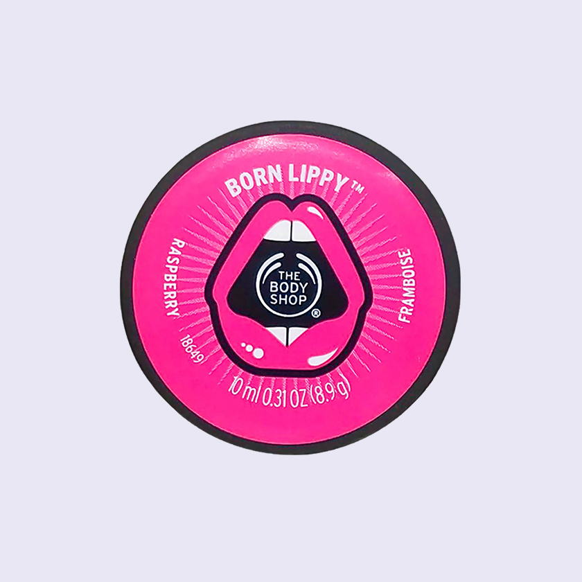 The Body Shop Born Lippy Pot Lip Balm Raspberry Senorarita