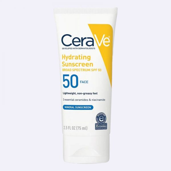 Cerave Hydrating Mineral Sunscreen SPF 50