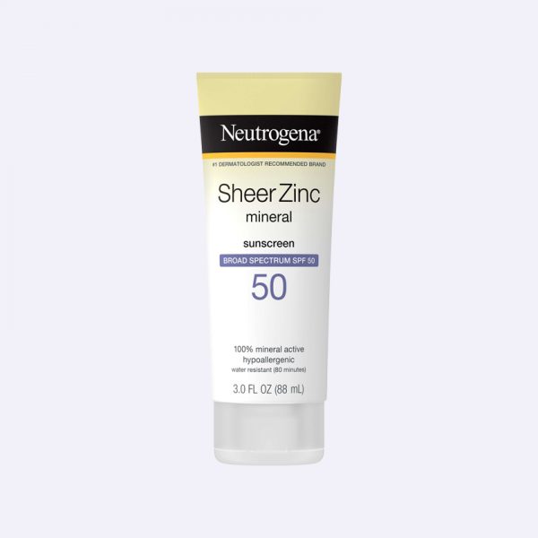 Neutrogena Sheer Zinc Mineral Sunscreen SPF 50