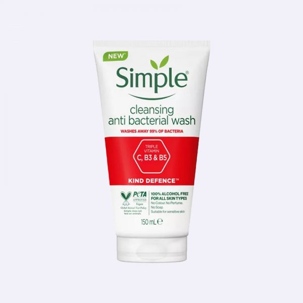 Simple Kind Defence Antibacterial Cleansing Face Wash 150 ML