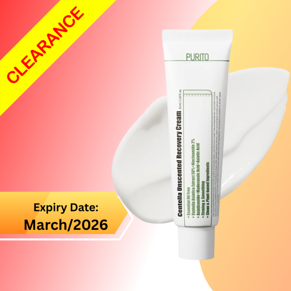 Purito Centella Unscented Recovery Cream 50 ML