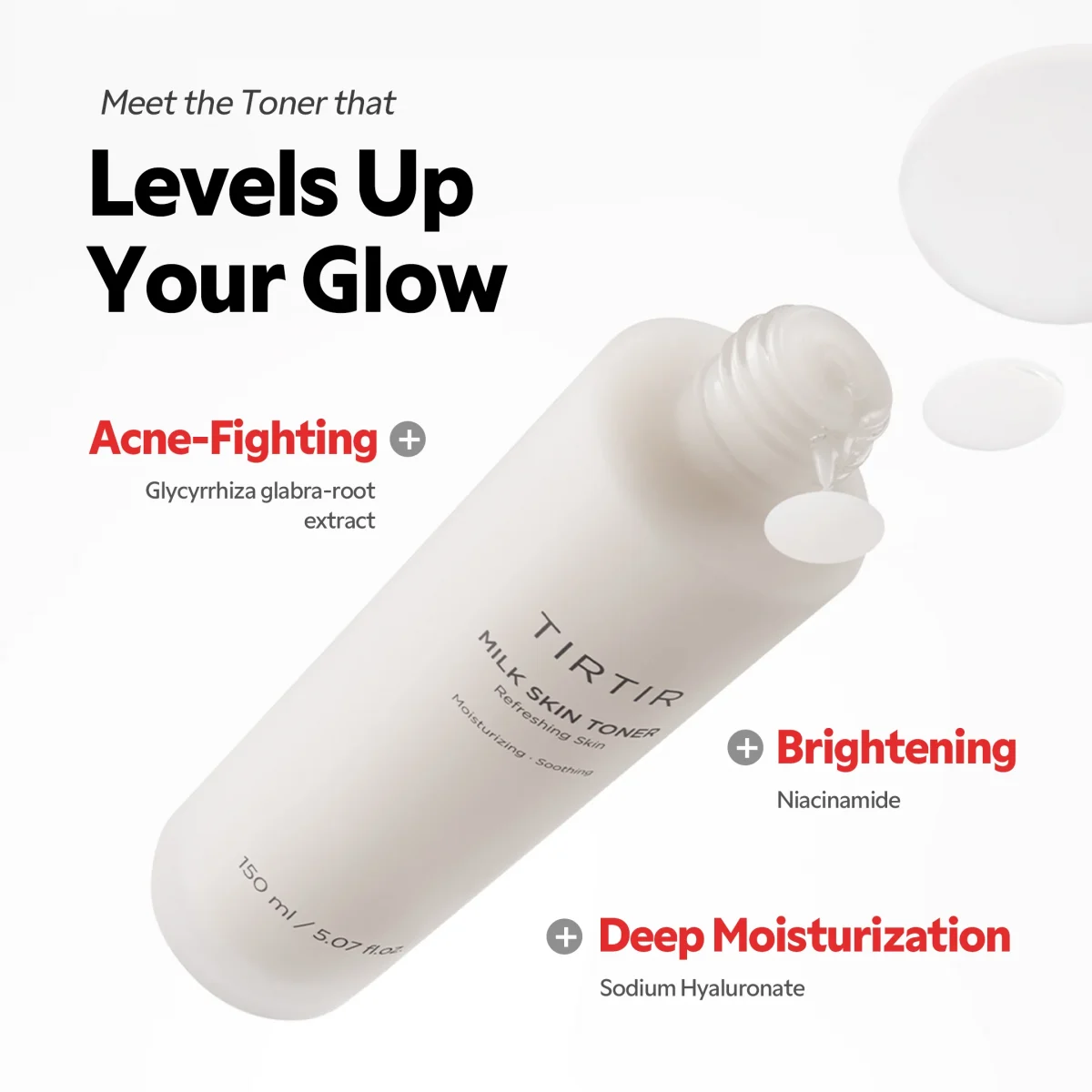 Tirtir Milk Skin Toner 150ml - Image 2