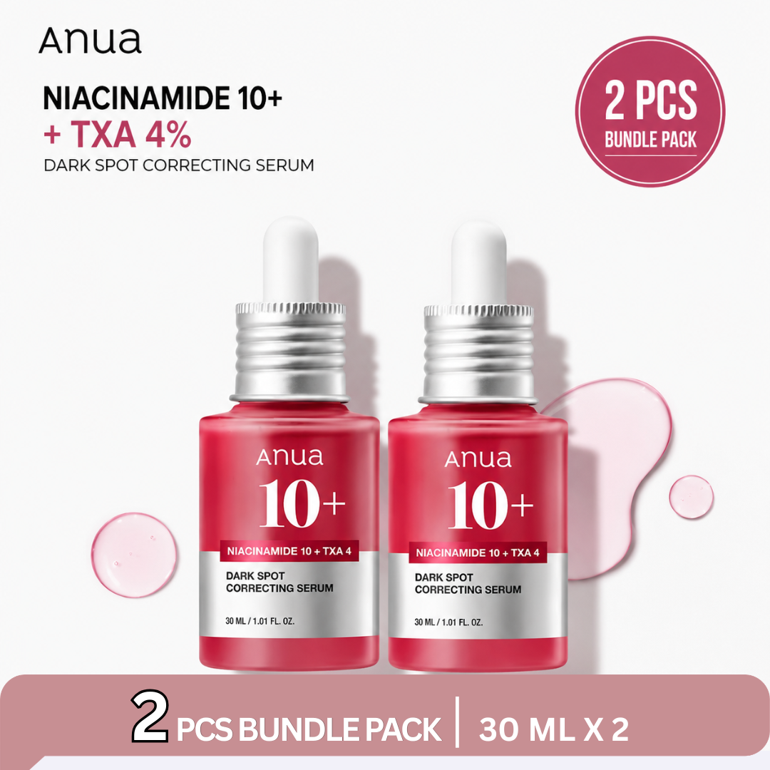 Anua Niacinamide 10 + txa 4 bundle pack Anua Niacinamide + TXA Dark Spot Serum – 2 Pcs BUNDLE (30 ML) - Image 1